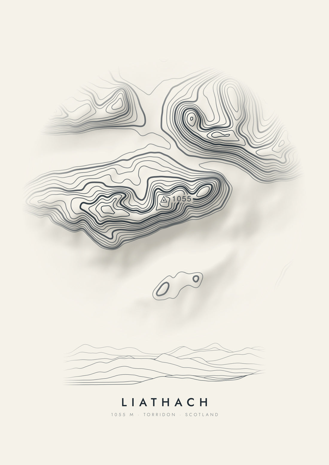 Liathach contour artwork