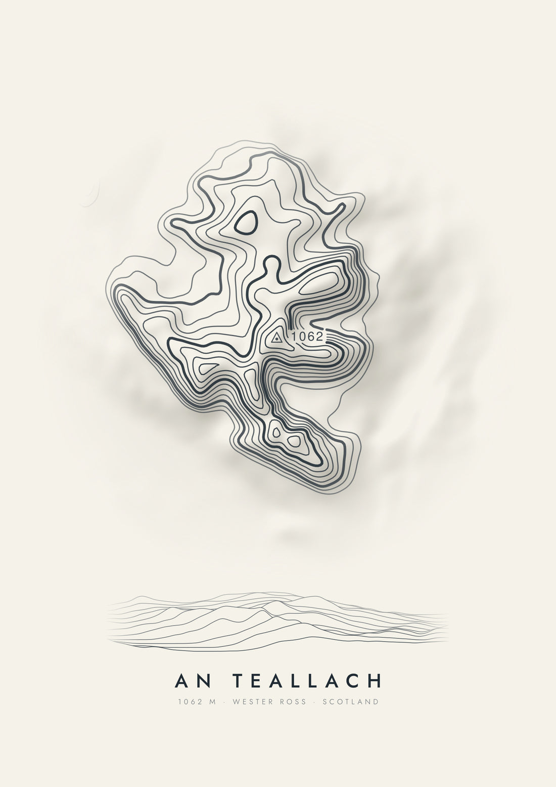 An Teallach contour artwork