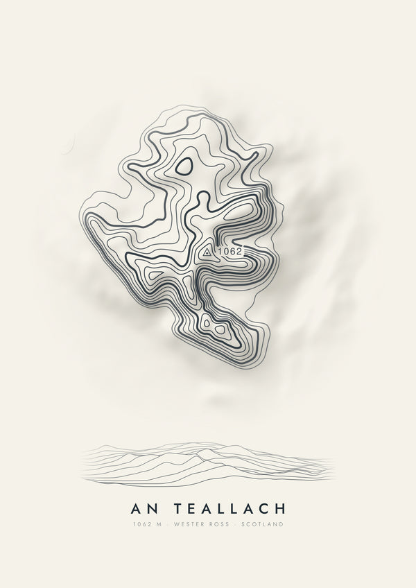 An Teallach contour artwork