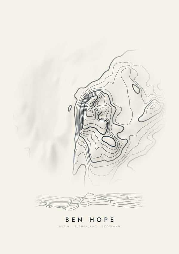 Ben Hope contour artwork