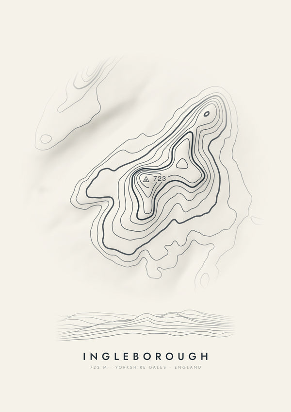 Ingleborough contour artwork