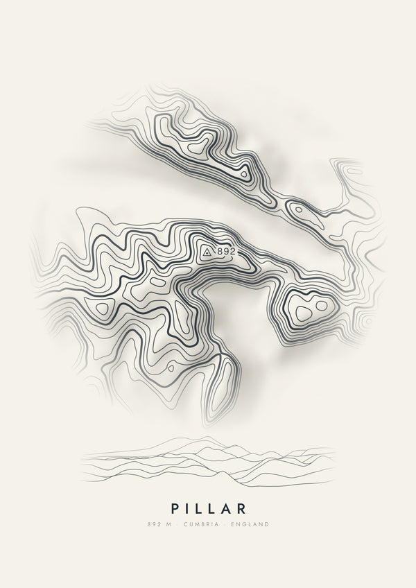 Pillar contour artwork