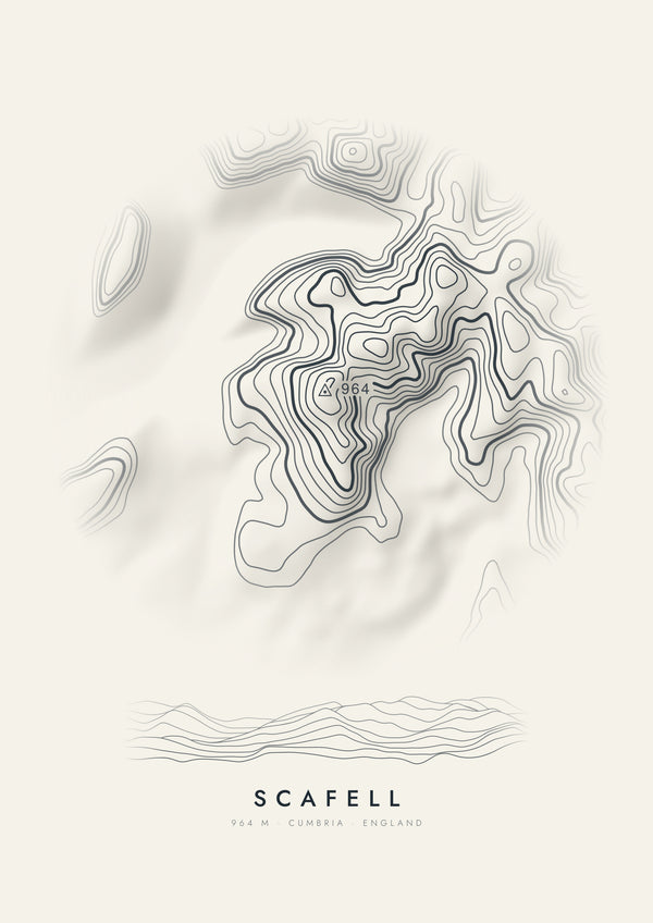 Scafell contour artwork
