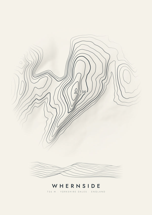 Whernside contour artwork